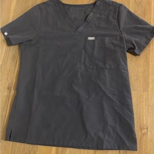 Figs women’s one pocket scrub top, medium, charcoal grey (limited edition color)